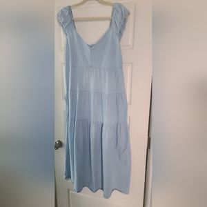Old Navy Denim midi dress